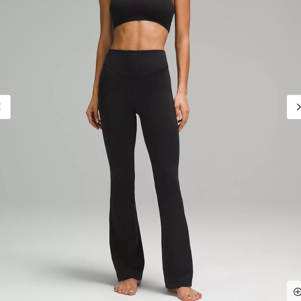 Lululemon Wunder Under SmoothCover High-Rise Flared Pant Size 4 Black